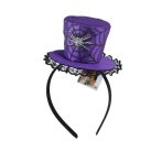 Halloween party kalap pókhálóval lila