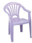 Műanyag szék gyerekeknek - lila