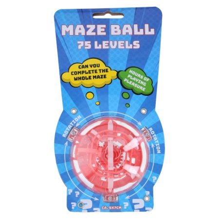 Maze ball 9cm - piros