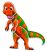 Puzzle 3D dinoszaurusz 60 részes 28x21x6cm 
