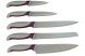 Kés szett 5db 32-32-31,5-22,5-19cm Alpina rózsaszín-bézs