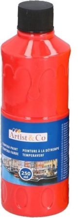 Tempera 250ml - piros