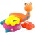 Fürdőjáték CSIGA+tengeri állatok 4részes - Narancssárga