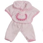Játékbaba ruha 40-45cm - Halvány rózsaszín