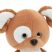 Plüss Kutya Puppy - Mini Twini - Orange Toys