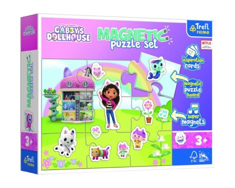 Gabi babaháza mágneses puzzle szett kiegészítőkkel - Trefl