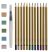 Metallic mixed media set - Színes ceruza, és festék készlet dobozban metál színekkel - Nassau