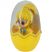 Funny Egg Játékbaba tojásban citromsárga