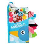 Farkinca lapozós textil babakönyv - repülő állatokkal