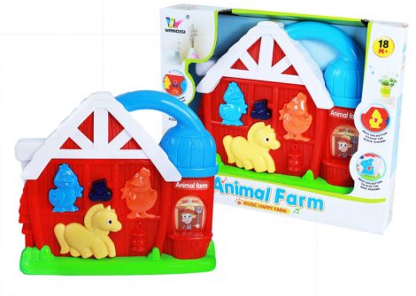 Animal Farm Baby Toy - Állathangos zenélő baba játék - farmos