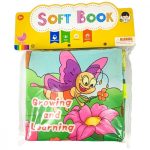 Lapozós textil könyv babáknak - pillangós