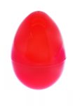 Műanyag tojás szétnyitható 9 cm - piros