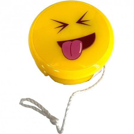 Yo-yo - emoji, elemes, világít 6 cm átmérővel - Nyelvnyújtós