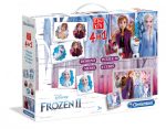   Frozen II - 4in1 játék memória, puzzle, dominó, mesekocka - Clementoni