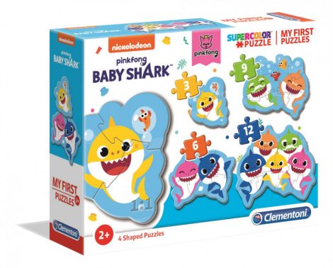 Baby Shark - My First Puzzle 3-6-9-12 - Clementoni
