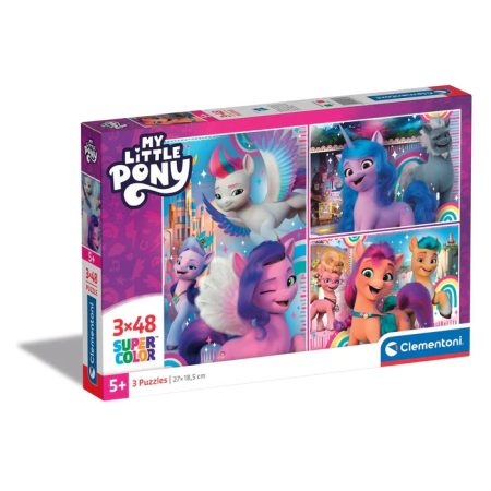 My little Pony puzzle 3x48 db-os - Clementoni