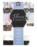   Design pad - különleges papírlapok A5 32 oldal, 200 gramm - Flower garden