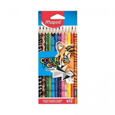 Color Peps Animal Színesceruza készlet állatmintás 12 db Maped