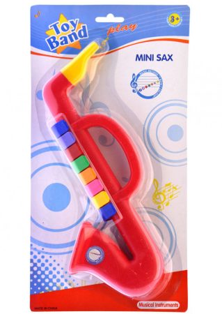 Játék Szaxofon színes hangszer gyerekeknek