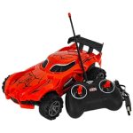   Játék távirányítós autó pókhálós festéssel - piros