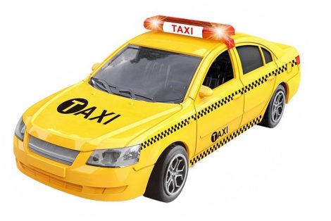 Elemes játék sárga taxi