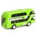 Játék busz hátrahúzós - zöld