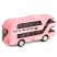 Játék busz hátrahúzós - rózsaszín