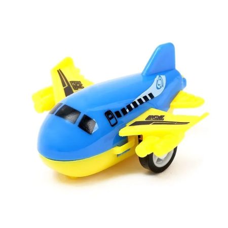 Játék mini utasszállító repülőgép, hátrahúzós