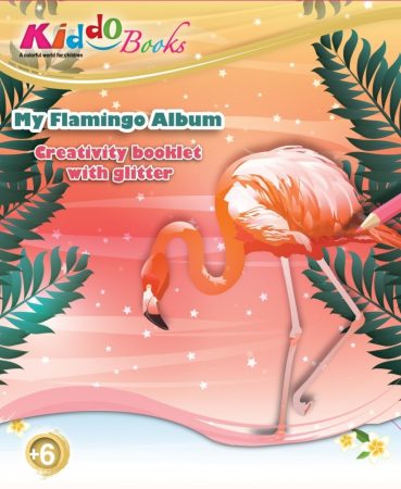 Csillámos Flamingók foglalkoztató Kiddo Books