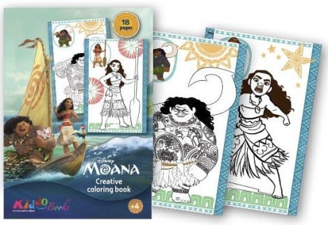 Vaiana színező Kiddo Books