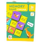 Dínós memória játék, képpárosító 36 db-os