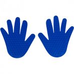   Szenzoros mozgás és tér-irány érzék fejlesztő játék - Kék kéznyom