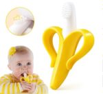 Szilikon fogkefe fogzáshoz babáknak - Banán alakú