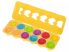Montessori szín és forma felismerő játék tojásban - Gyümölcs és zöldség
