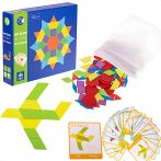 Fa Montessori kirakó játék 130 db-os