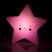 Rózsaszín csillag éjjeli lámpa