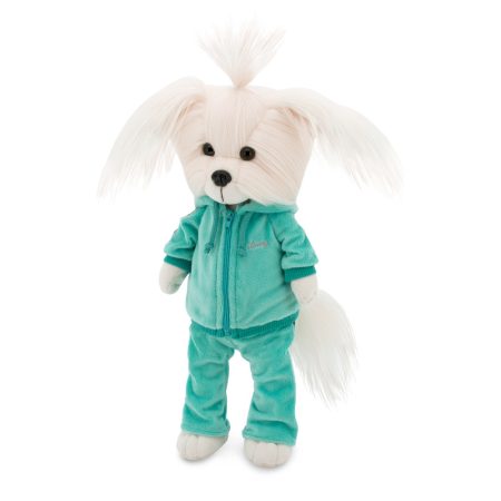 Lucky Doggy Mimi plüss kutya zöld fitness ruhában Orange Toys