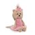 Lucky Doggy Yoyo - Plüss kutya Rózsaszín ruhában - Orange Toys 