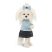 Mimi Denim Summer Plüss Yorky kutya - Lucky Doggy Orange Toys