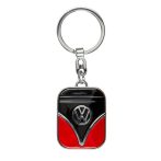Kulcstartó - VW motorház forma - Piros, fekete