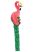 Flamingó toll 17cm - kalapos lógó szárnyú