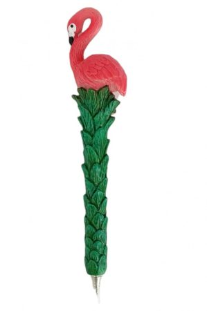 Flamingó toll 17cm - álló
