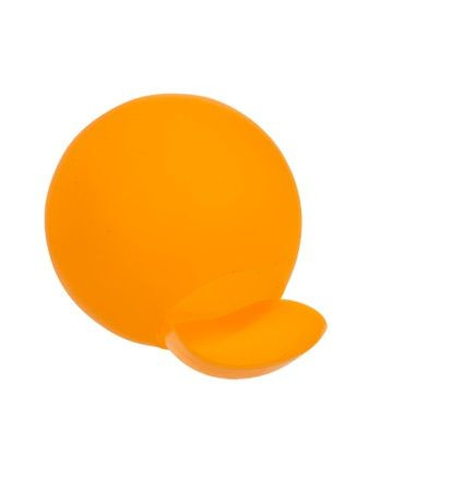 Újratölthető önzáró golyó 6 cm 1 db - narancssárga
