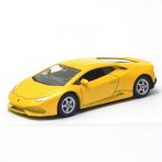   Fém modell autó, kb. 7 cm - Lamborghini Huracan LP 610-4 sárga