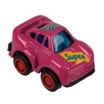 Lendkerekes mini játékautó - Rózsaszín színű