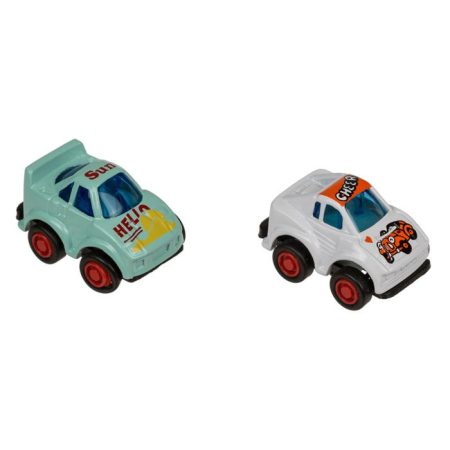 Lendkerekes mini játékautó - Világoskék színű