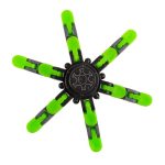 Fidget Spinner - robottá alakítható 11,1 x 2,9 cm - zöld