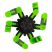 Fidget Spinner - robottá alakítható 11,1 x 2,9 cm - zöld