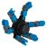 Fidget Spinner - robottá alakítható 11,1 x 2,9 cm - kék