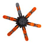   Fidget Spinner - robottá alakítható 11,1 x 2,9 cm - narancssárga